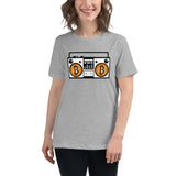 Bitcoin Boombox Women's Relaxed T-Shirt