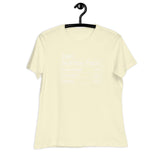 DeFi Nutrition Facts omen's Relaxed T-Shirt