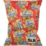 Life Savers Gummies 5 Flavors Fun Size Bags Individually Wrapped, 5 lb Bag