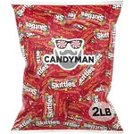 Skittles 2lb bulk snacks of fun size candy fruit snacks