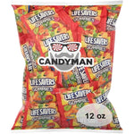 CANDYMAN Bundle of Fun Size Lifesavers Gummies 12 Ounce Bulk Candy Fruit Snacks with 5 Flavors Individually wrapped for Gift Basket and Party Favors…