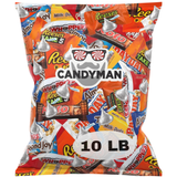 CANDYMAN 10 Pound Bag Mix of Chocolate, Individually Wrapped Assorted Bulk Candy Chocolates Variety Pack