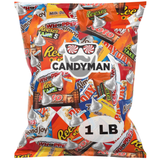 CANDYMAN 1 Pound Gift Box Mix of Chocolate, Individually Wrapped Assorted Bulk Candy Chocolates Variety Pack