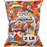 CANDYMAN 2 Pound Chocolate Bag of Individually Wrapped Fun and Mini Sized Chocolate Treats