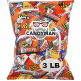 CANDYMAN 3 Pound Gift Box Mix of Chocolate, Individually Wrapped Assorted Bulk Candy Chocolates Variety Pack