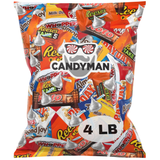 CANDYMAN 4 Pound Gift Box Mix of Chocolate, Individually Wrapped Assorted Bulk Candy Chocolates Variety Pack