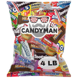 CANDYMAN (4 LB) Chocolate & Candy Bundle with Mixed Fun and Mini Sized Individually Wrapped Treats
