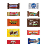 CANDYMAN Chocolate Candy 3 Pound Bag Bundle of M&M's, Twix, Snickers, 100 Grand, Reese's, Fun & Mini Size, Assorted Chocolates Individually Wrapped Mixed Candy