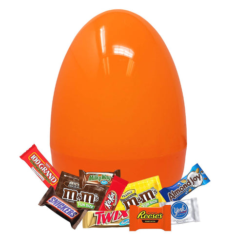 Colossal Easter Egg Filled with 1 Pound of Assorted Chocolate-Colors May Vary