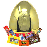Giant Golden Easter Egg Filled with 2 Pound of Chocolate