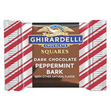 Ghirardelli Bundle with 2 Pounds Dark Chocolate Squares Peppermint Bark Limited