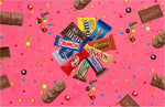 CANDYMAN Chocolate Candy 3 Pound Bag Bundle of M&M's, Twix, Snickers, 100 Grand, Reese's, Fun & Mini Size, Assorted Chocolates Individually Wrapped Mixed Candy