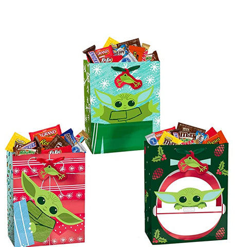 The Child Bundle of Bulk Chocolate Variety Pack Holiday Bag, 3lb Assorted Chocolate Treats, Individually Wrapped Snacks for Your Holiday Parties