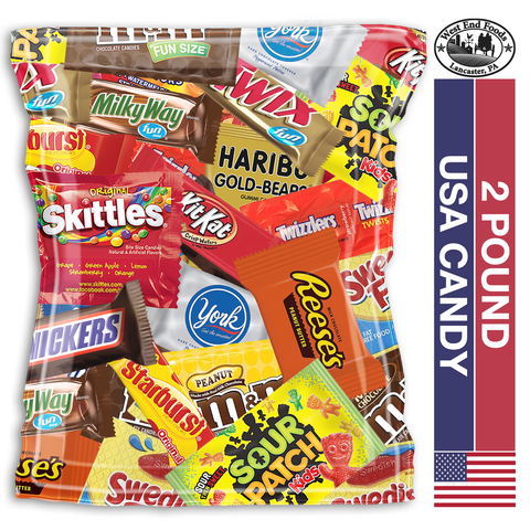 USA Mix Variety Snickers, Twix, Skittles and more (2 Pound)