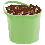 Easter Bucket Color with 2-3  POUND of Candy M&M's Chocolate Funsize