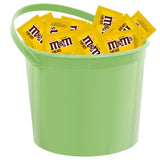 Easter Bucket Color with 2-3 POUND of M&M's Peanuts Funsize