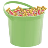 Easter Bucket Color with 2-3 POUND of Twix Chocolate Bar Minis