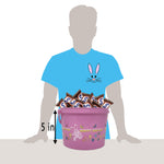 Easter Bucket Color with 2-3 Pound of Candy Snickers Minis Bar