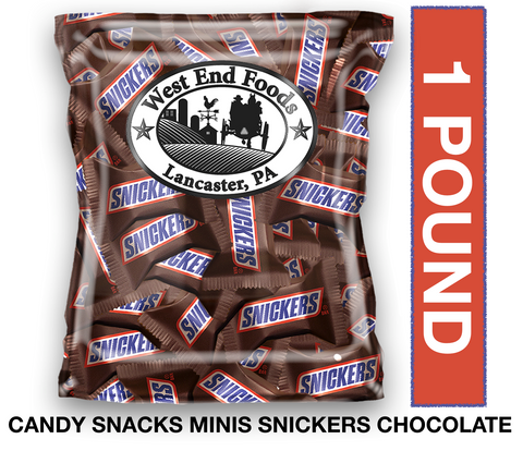 West End Foods Snickers Mini Size (1 lb) Shop Now supplytiger.fun