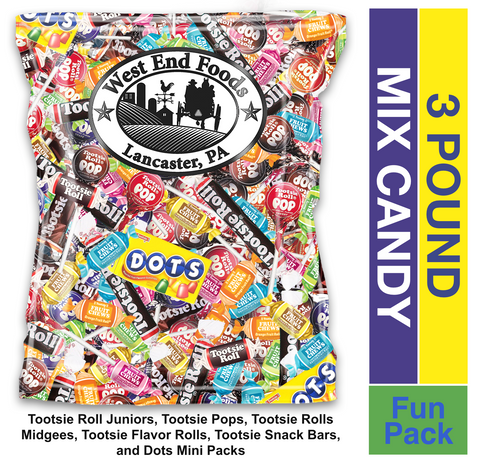 Candy Variety Pack: Tootsie Rolls, Fruit Chews, and more (3 lbs.)