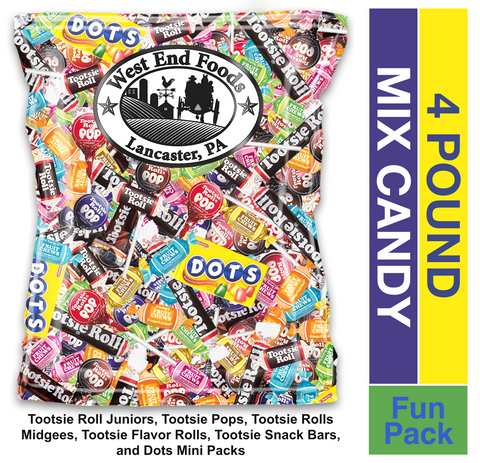Candy Variety Pack: Tootsie Rolls, Fruit Chews, and more (4 lbs.)