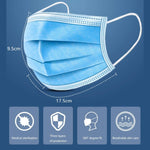 Personal Protection Face Masks 3-PLY (Box of 50) mask overview shop now supplytiger.fun