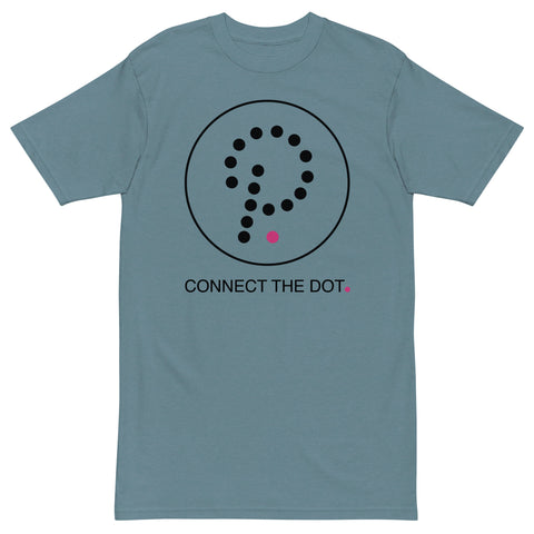 Connect the Dot. Men’s premium heavyweight tee