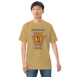 Bitcoin Keystone State Men’s premium heavyweight tee