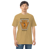 Bitcoin Keystone State Men’s premium heavyweight tee