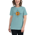Bitcoin Blockchain Women's Relaxed T-Shirt