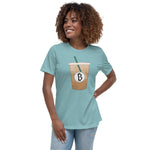 Bitcoin Iced Coffee Women's Relaxed T-Shirt