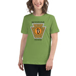 Bitcoin Keystone State Women's Relaxed T-Shirt