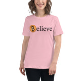 Bitcoin Believe Women's Relaxed T-Shirt