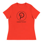 Connect the Dot. Polka Dot Women's Relaxed T-Shirt